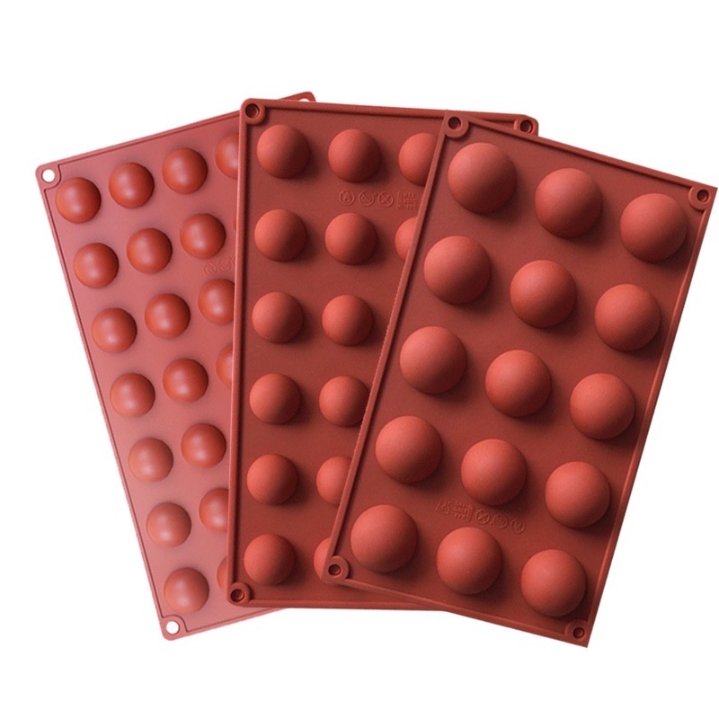 Khuôn silicon 15 viên tròn