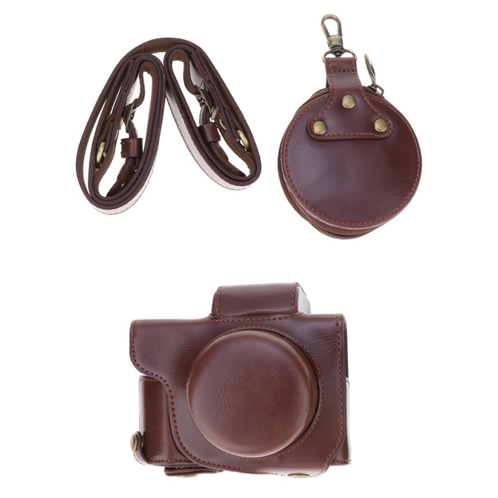 PU Leather Camera Case Protective Cover for  G1 X Mark III