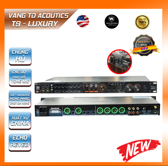 VANG CƠ LAI SỐ TD ACOUSTIC T9 LUXURY 2021 - Hàng chính hãng