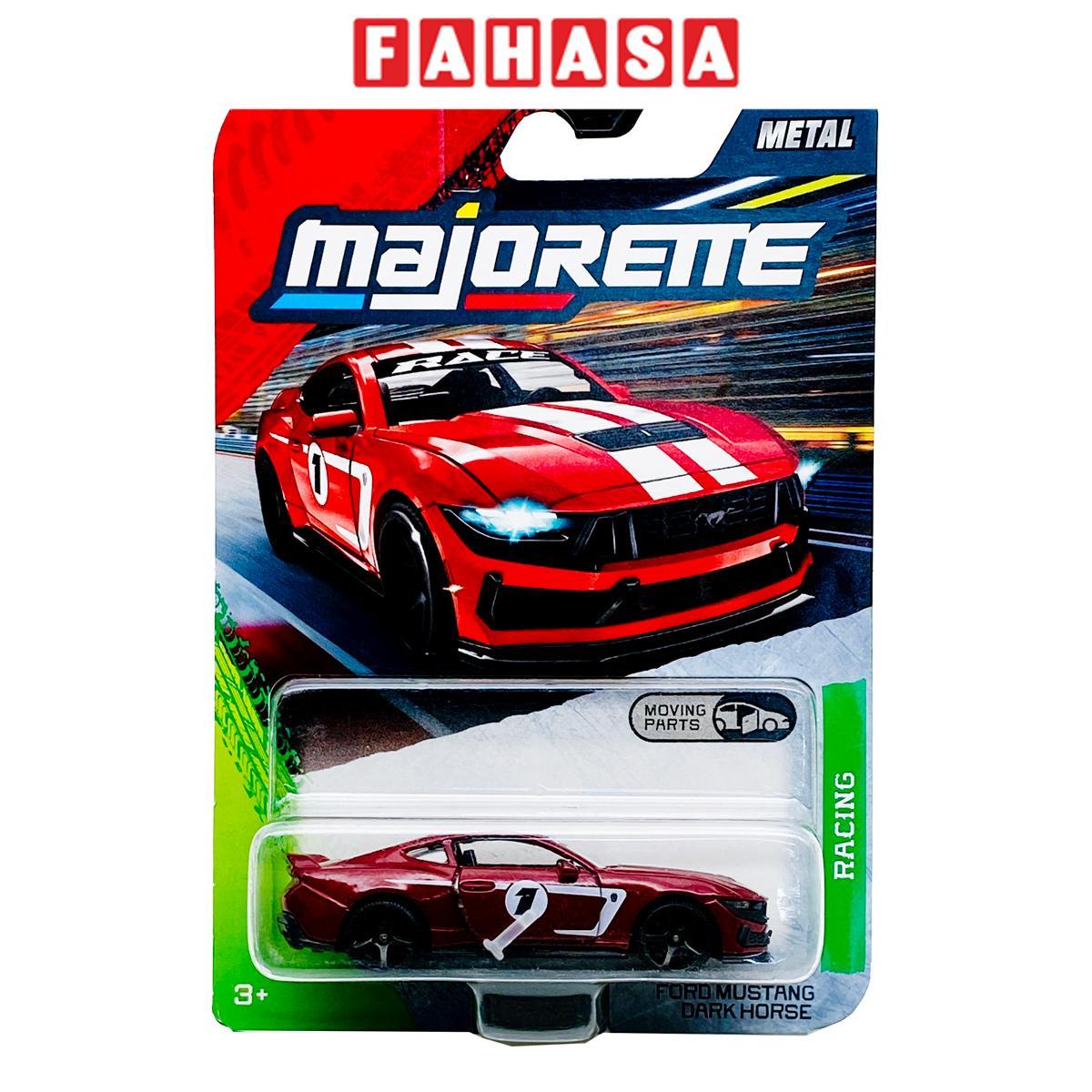 Đồ Chơi Mô Hình Xe Racing Premium Cars - Majorette 8504000000 - Ford Mustang Dark Horse