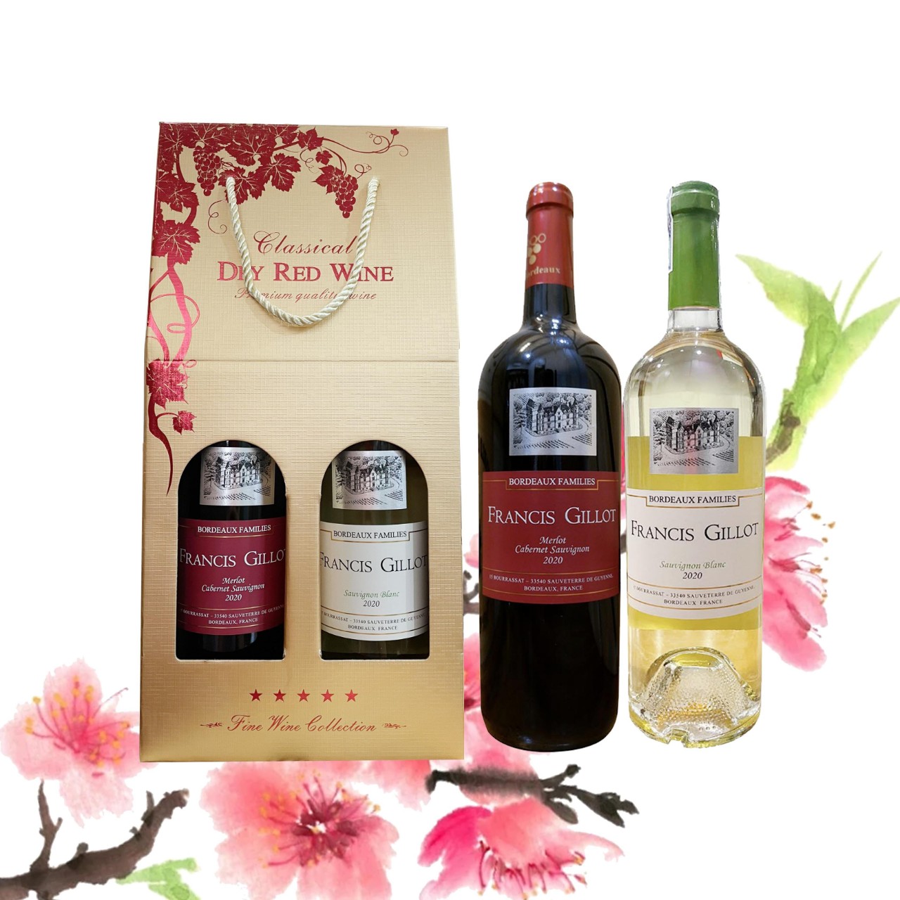 Rượu Vang Pháp Francis Gillot Cabernet Sauvignon Merlot 750ml 13.5%