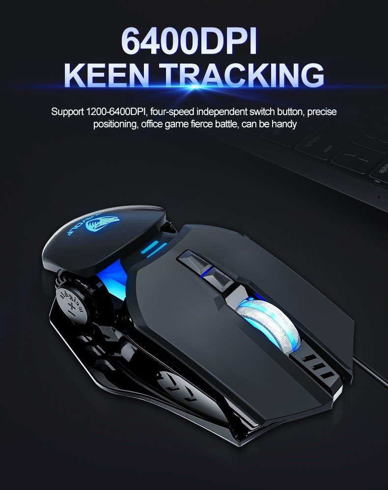 Chuột Gaming T-Wolf G530 Led USB - Hàng Chính Hãng