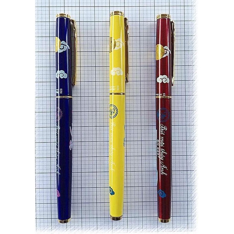 Bút máy thầy Ánh SH023 I Bút máy ngòi mài luyện chữ đẹp thanh đậm Ánh Dương - 1 cây giao màu ngẫu nhiên