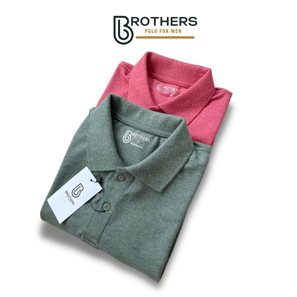Áo thun POLO nam TRODOM màu mới cổ trụ bẻ basic, vải cá sấu cotton cao cấp, chuẩn form, xịn đẹp - BROTHERS