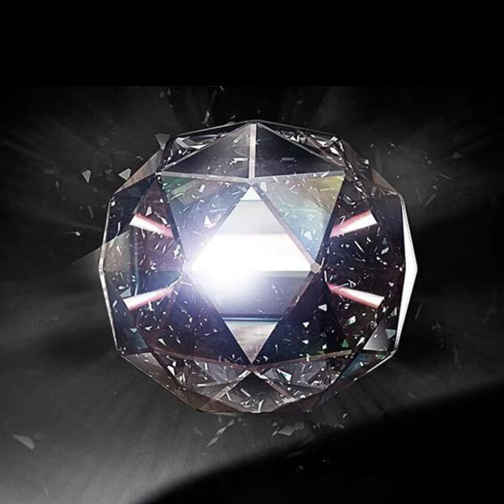 Bluetooth Speaker Wireless LED Colorful Light Crystal Ball for Home TF Card