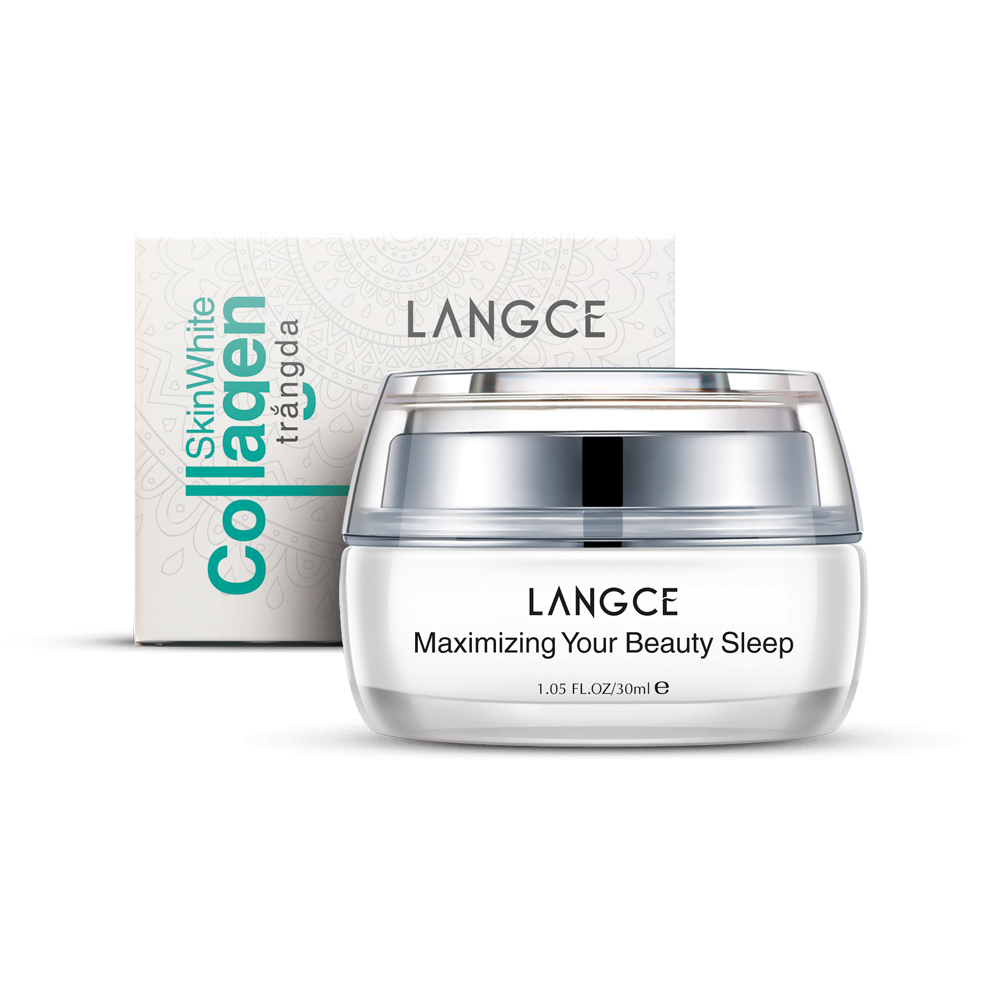 COLLAGEN TRẮNG DA  BEAUTY SLEEP 7 NGÀY CẤP + KHÓA ẨM 30ml LANGCE