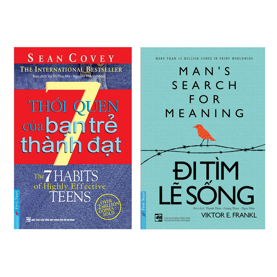 Combo 7 Thói Quen Của Bạn Trẻ Thành Đạt  + Đi Tìm Lẽ Sống