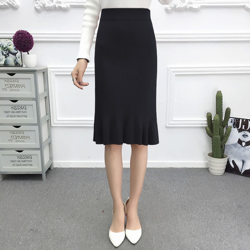 Chân váy len gân Haint Boutique chân váy công sở ôm đuôi cá CV29