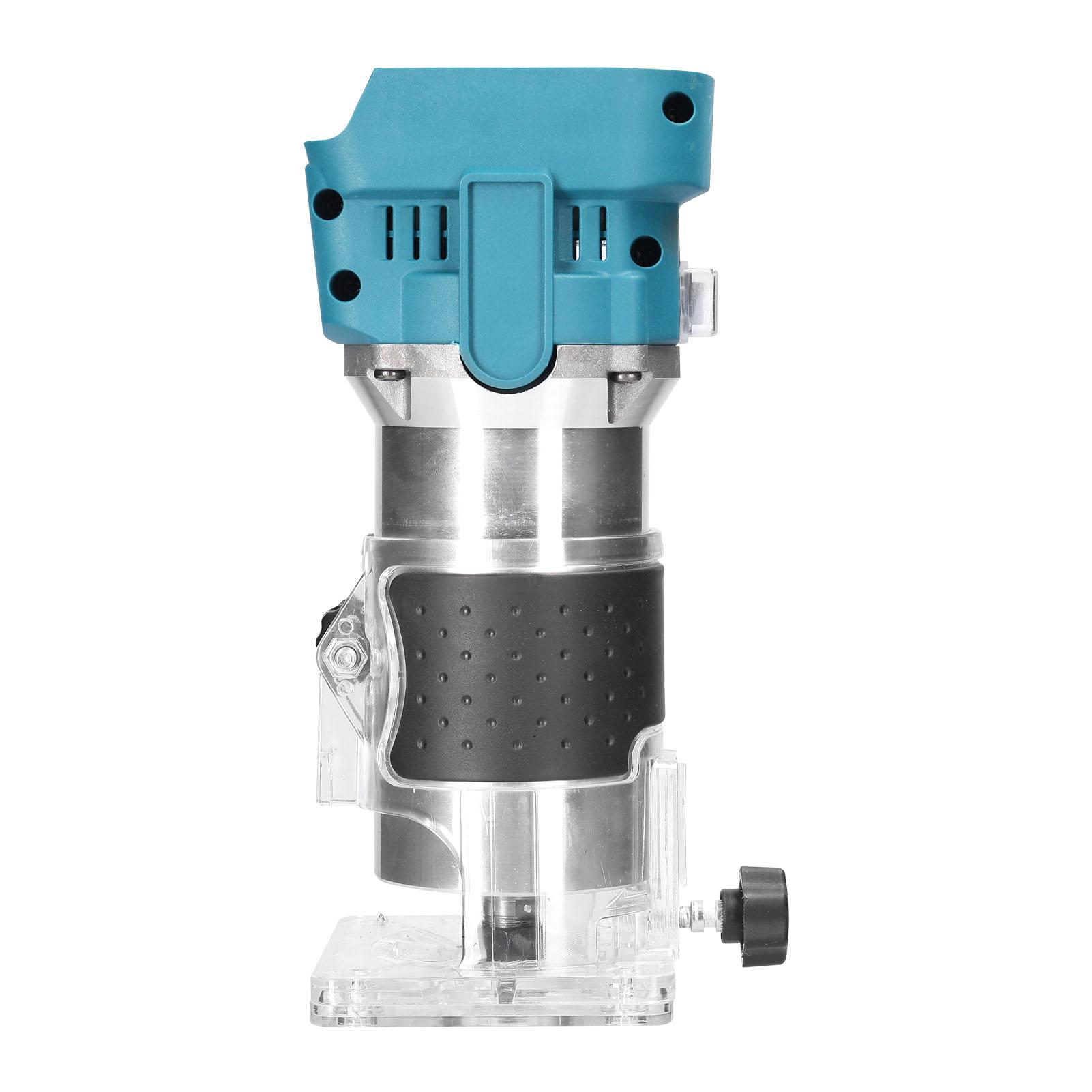 21V Tông Đơ Điện Không Dây 6 Bánh Răng Tốc Độ Có Thể Điều Chỉnh Xay Gỗ Cắt Tỉa Khắc Khe Gỗ Router Dụng Cụ Điện