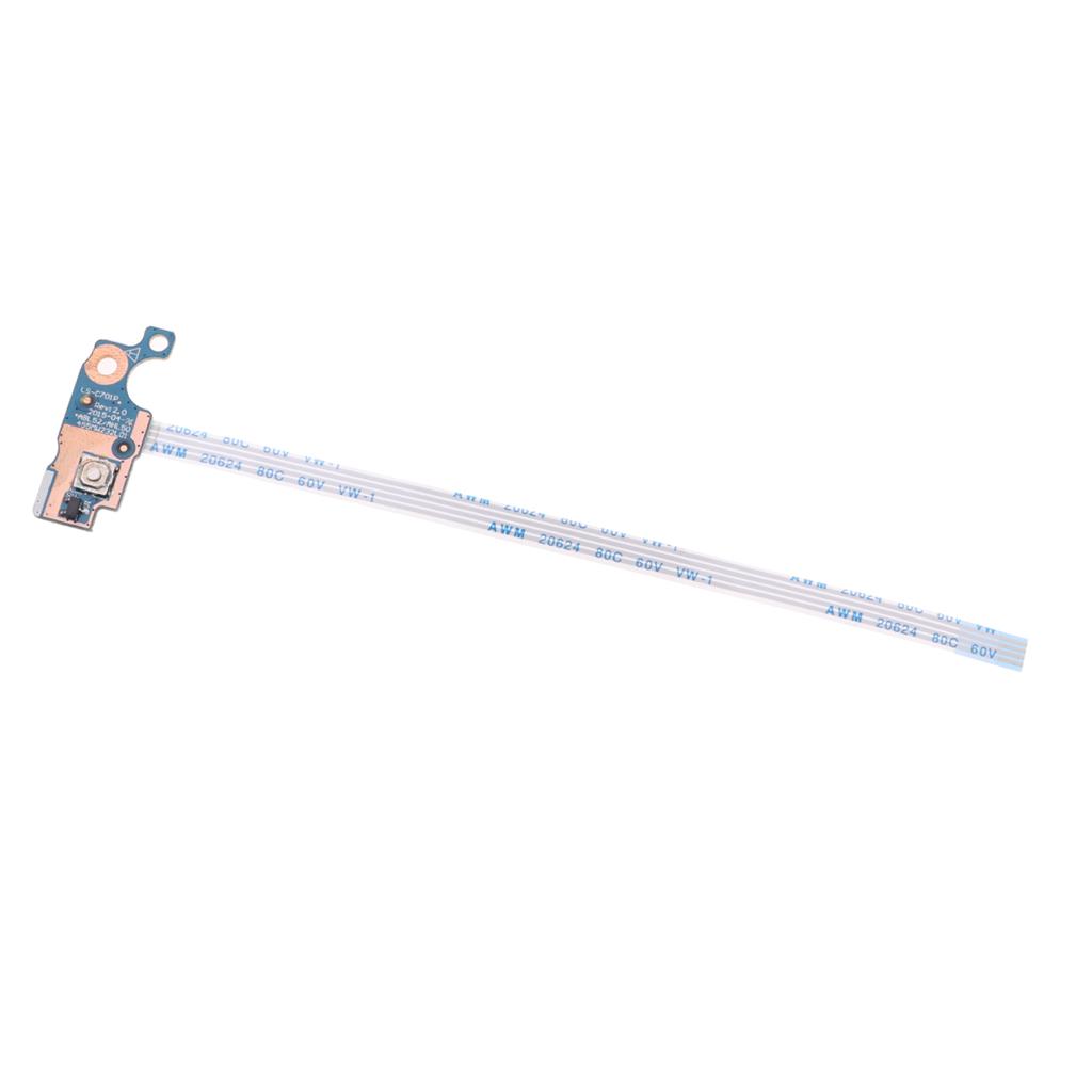 Power Button Board with Flex Cable LS-C701P for 15-AC 15-AF 15-A Repair
