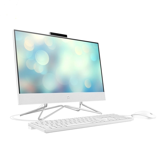 Máy tính để bàn HP AIO 22-dd2002d (6K7G1PA)  i5-1235U/8GD4/512GSSD/21.5FHD/Wlac/BT4.2/KB/M /W11SL/TRẮNG Hàng chính hãng