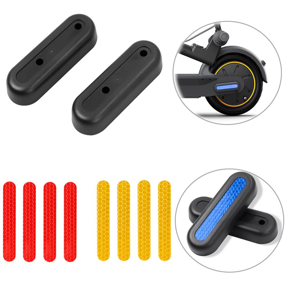 Xe Trượt Scooter Phía Sau Dĩa Trang Trí Bảo Vệ Và Ban Đêm Phản Quang Dán Cho Xe Ninebot MAX G30 G30D Xe Điện Phụ Kiện Color: Sky Blue