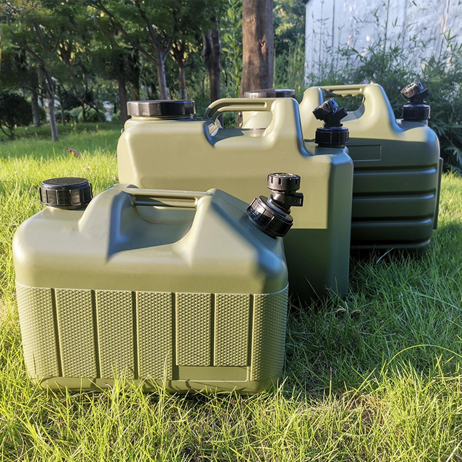 2X Water Storage Tank Plastic Water Container Water Canister for Camping Hiking