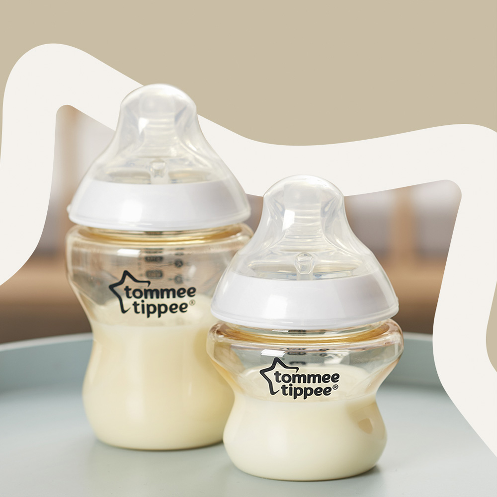 COMBO 2 Bình Sữa PPSU Ty Siêu Mềm Tự Nhiên Tommee Tippee Natural Start 150ml &amp; 260ml