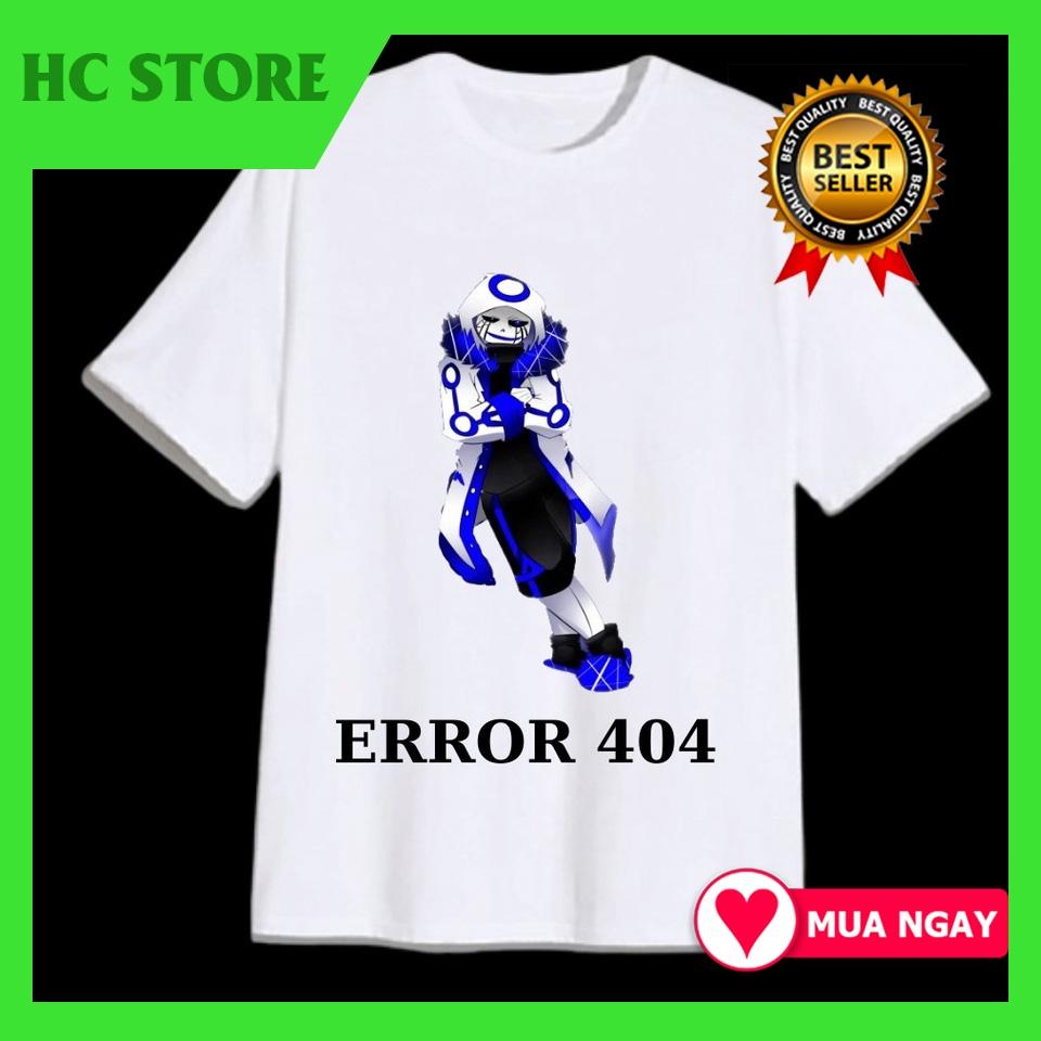 Áo Thun Error 404 Sans Undertale cho bé trai bé gái đủ size