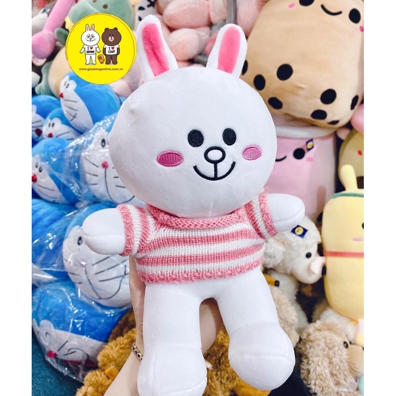 Gấu bông Brown Cony - Cặp đôi Gấu Brown Thỏ Cony mặc áo len cao cấp - Xưởng gấu bông Việt Nam