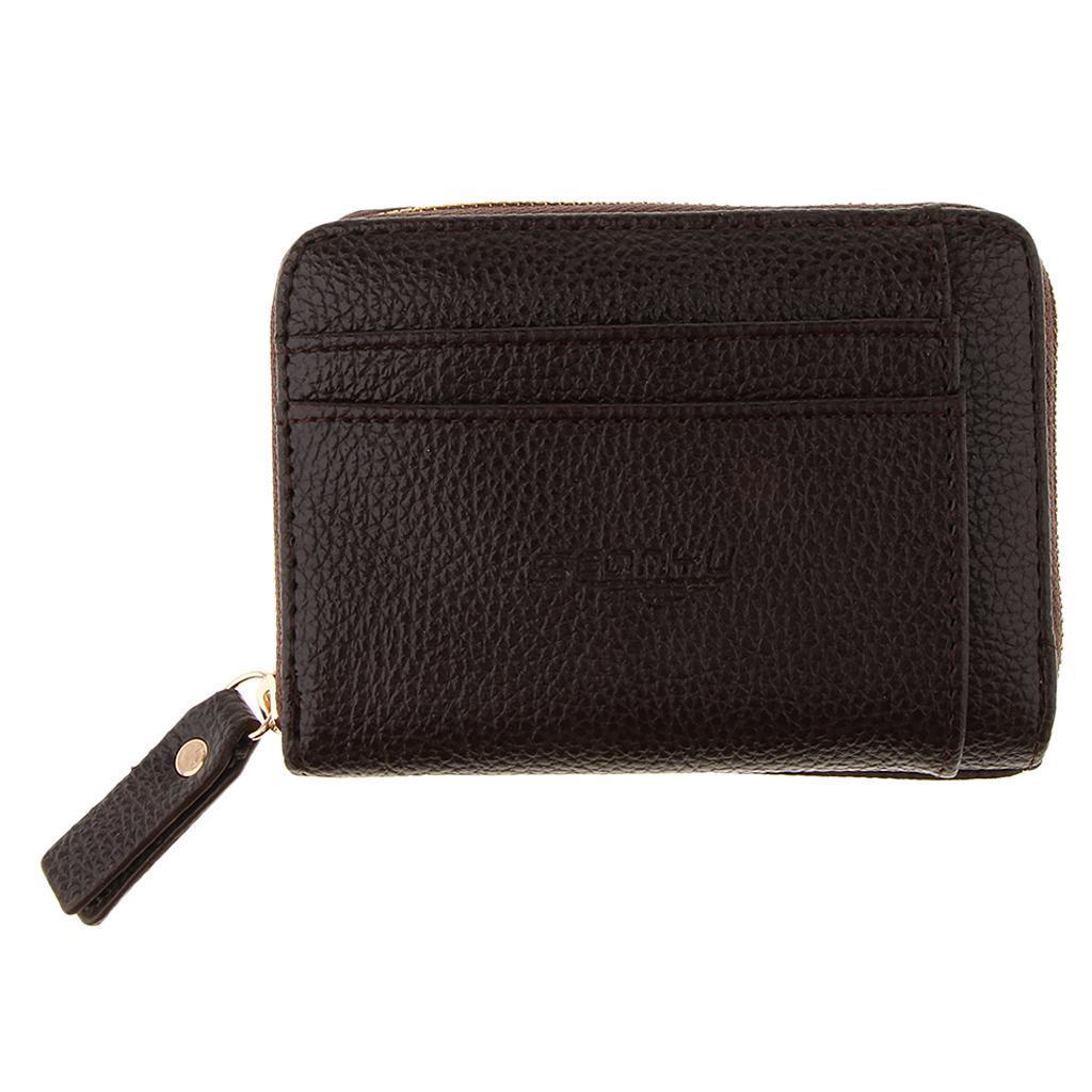 Men Slim Leather Wallet Purse Holder Case Front Pocket