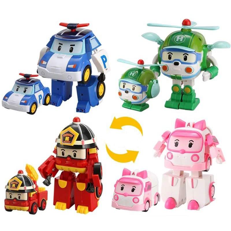 Poli Car Đồ Chơi Lắp Ráp Biến Hình Robocar 6 Sản Phẩm Cho Bé Lego Robot