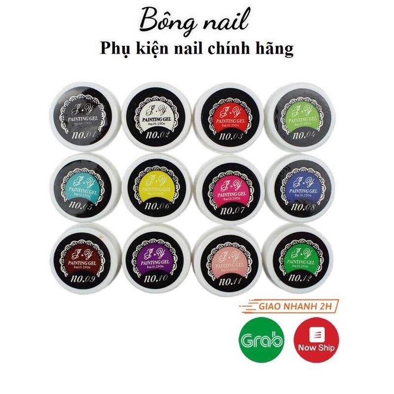 Set gel vẽ 12 màu