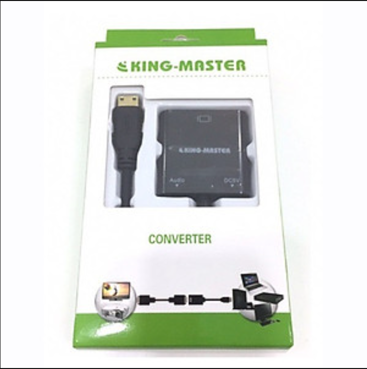 Cáp Chuyển Đổi HDMI H125B KING-MASTER SANG VGA