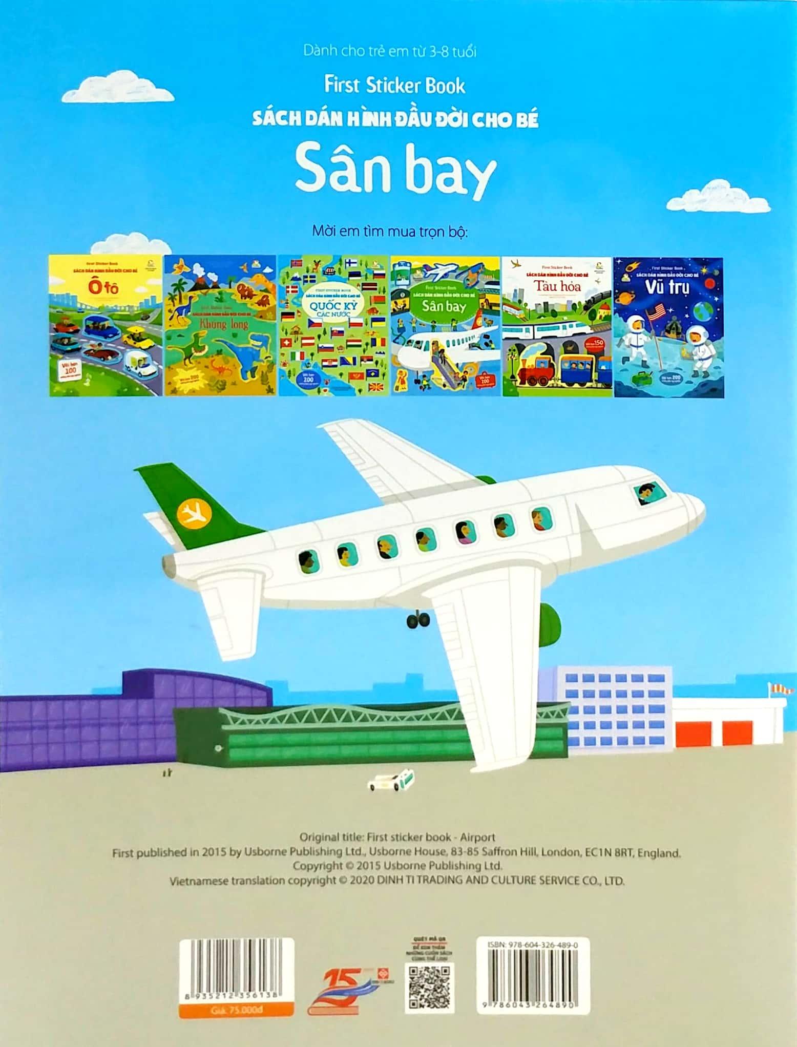 First Sticker Book - Sách Dán Hình Đầu Đời Cho Bé - Sân Bay