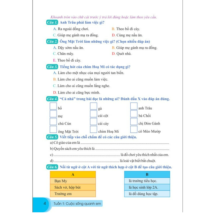 Sách - Bài Tập Tuần Tiếng Việt Lớp 2 - Tập 1 - Biên Soạn Theo Chương Trình GDPT Mới - Cánh Diều