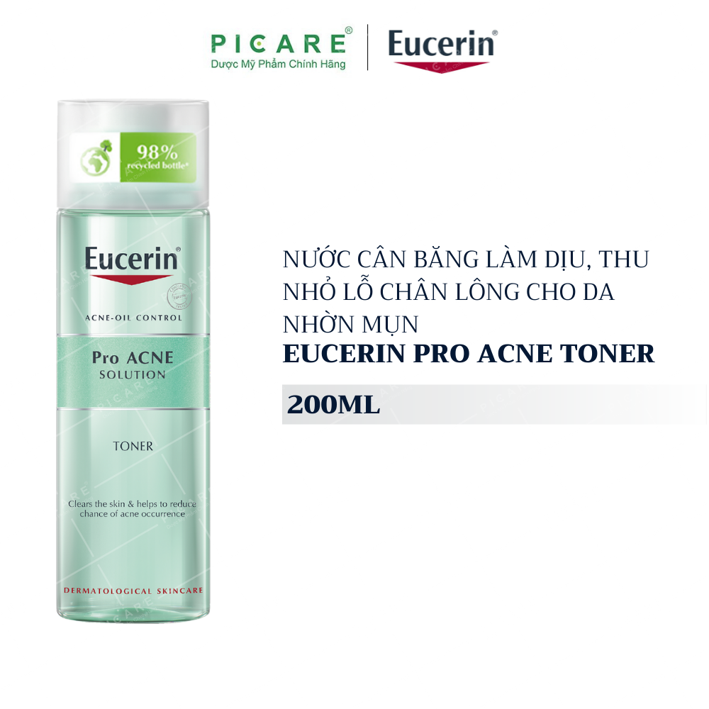 Nước Hoa Hồng cho Da Mụn Eucerin Pro ACNE Solution Toner (200ml)