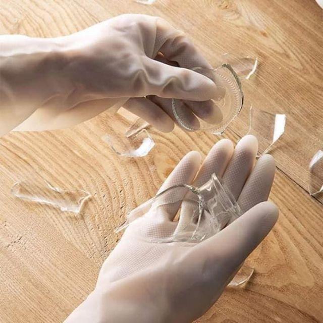 Găng tay cao su siêu bền, siêu dai chống ăn mòn bảo vệ đôi tay của bạn - bao tay cao su rửa chén