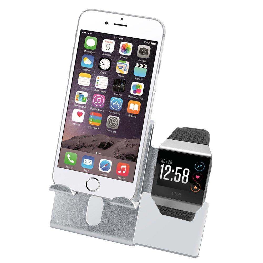 Aluminium Phone Watch Stand Desktop Charging Dock Station Holder