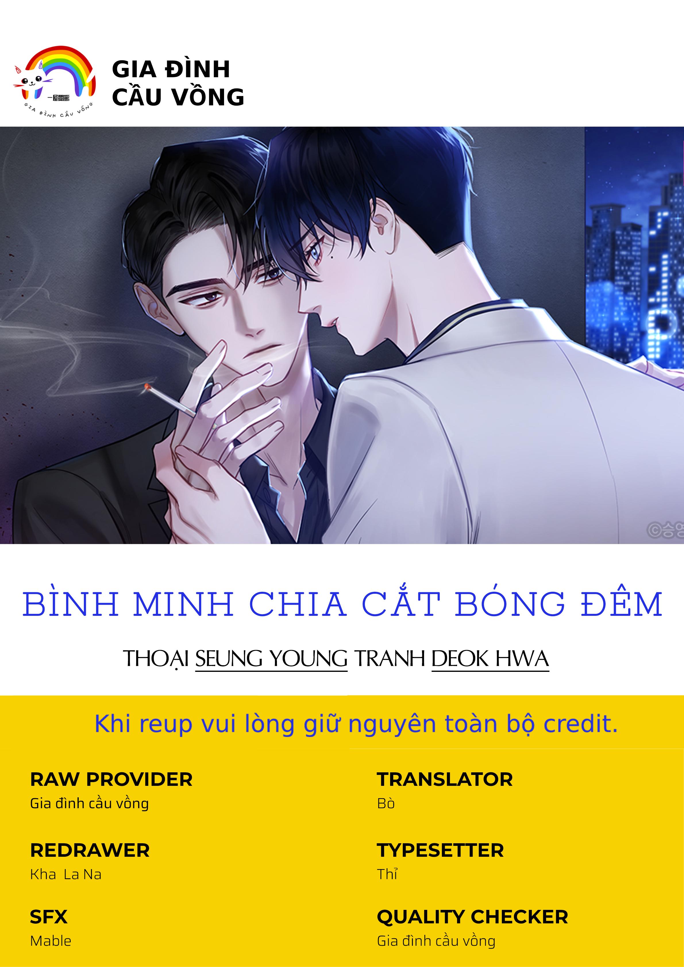 BÌNH MINH CHIA CẮT BÓNG ĐÊM chapter 27