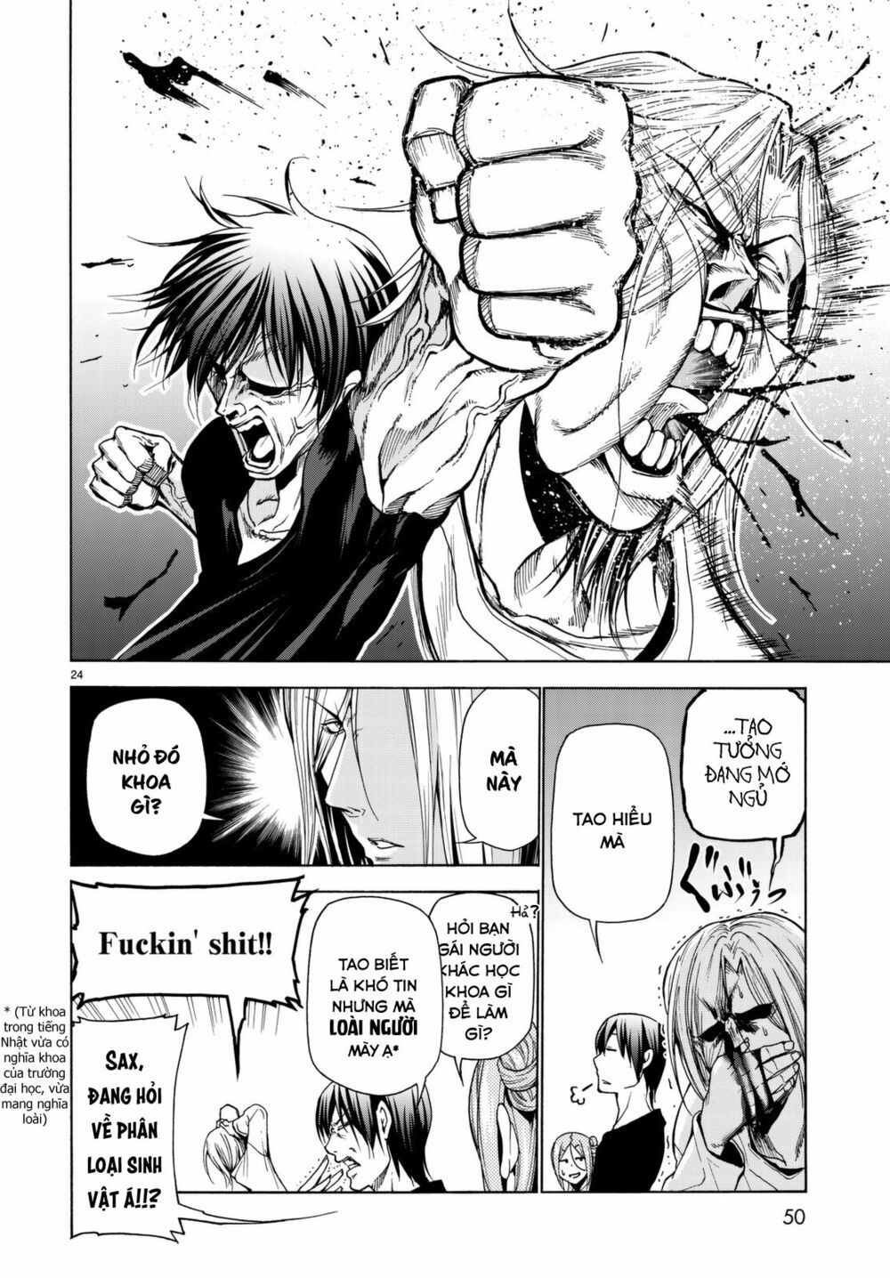 cô gái thích lặn - grand blue chapter 37 24