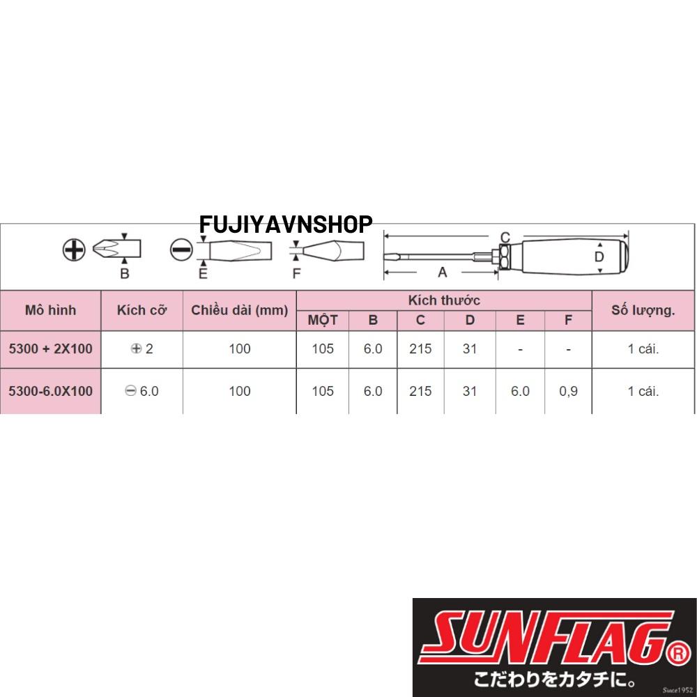 Đầu vít thay thế Sunflag 536135 (6.0X135)