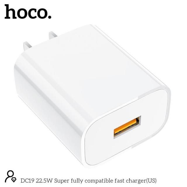 Bộ sạc nhanh Hoco nx19 vooc kèm cáp type c qc 3.0 pd 22,5w - củ sạc kèm dây sạc cho samsung huawei,... - hàng chính hãng