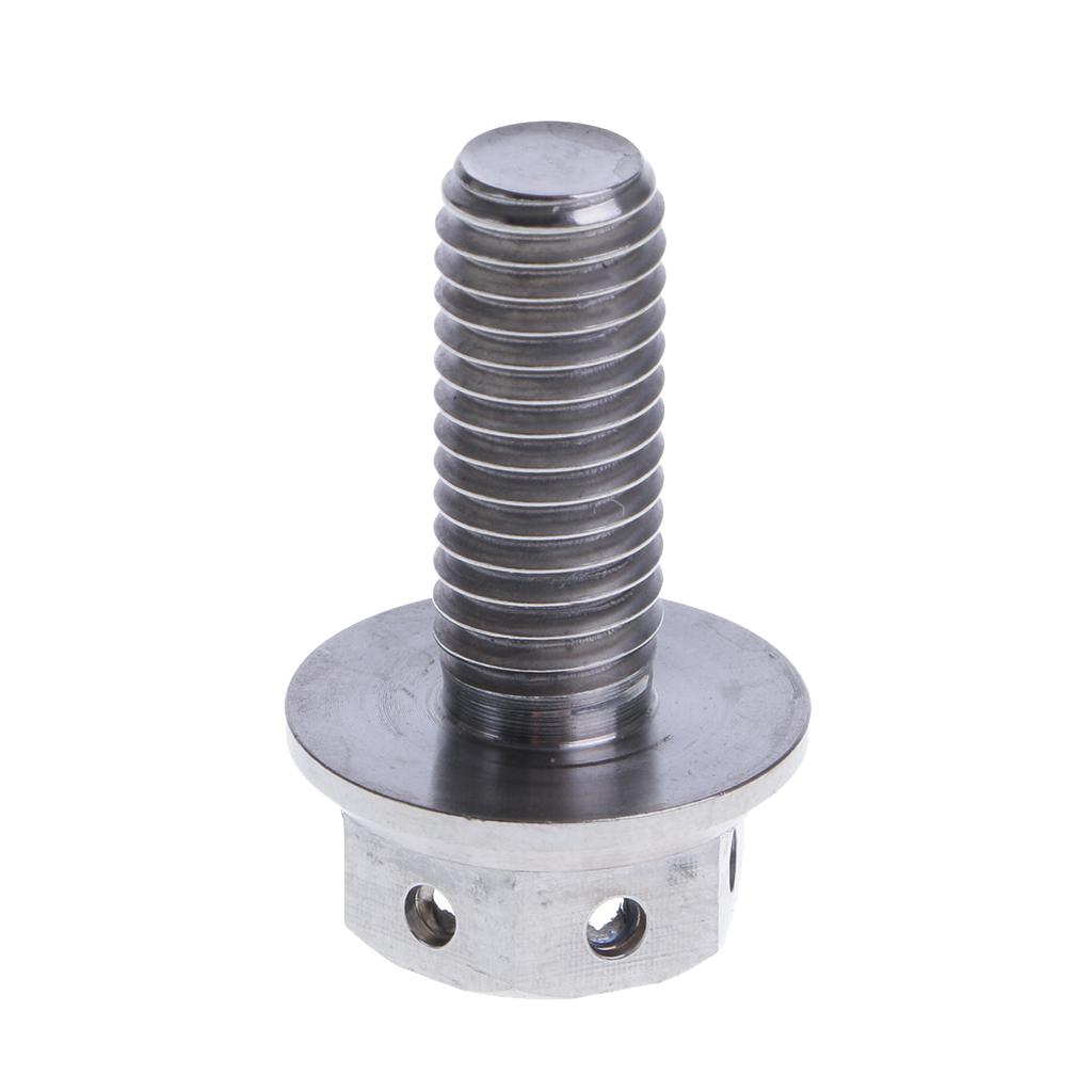M8 Titanium Alloy Hex Head Flange Bolt Screw - 20 25 30 35 40 45mm