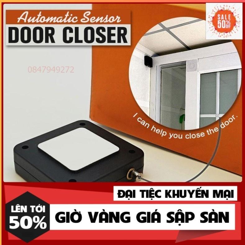 Hộp dây rút tự động đóng cửa , giữ đồ dùng cửa hàng , gia đình Không cần Khoan Đục cực tiện dụng, Dây Thép Không gỉ