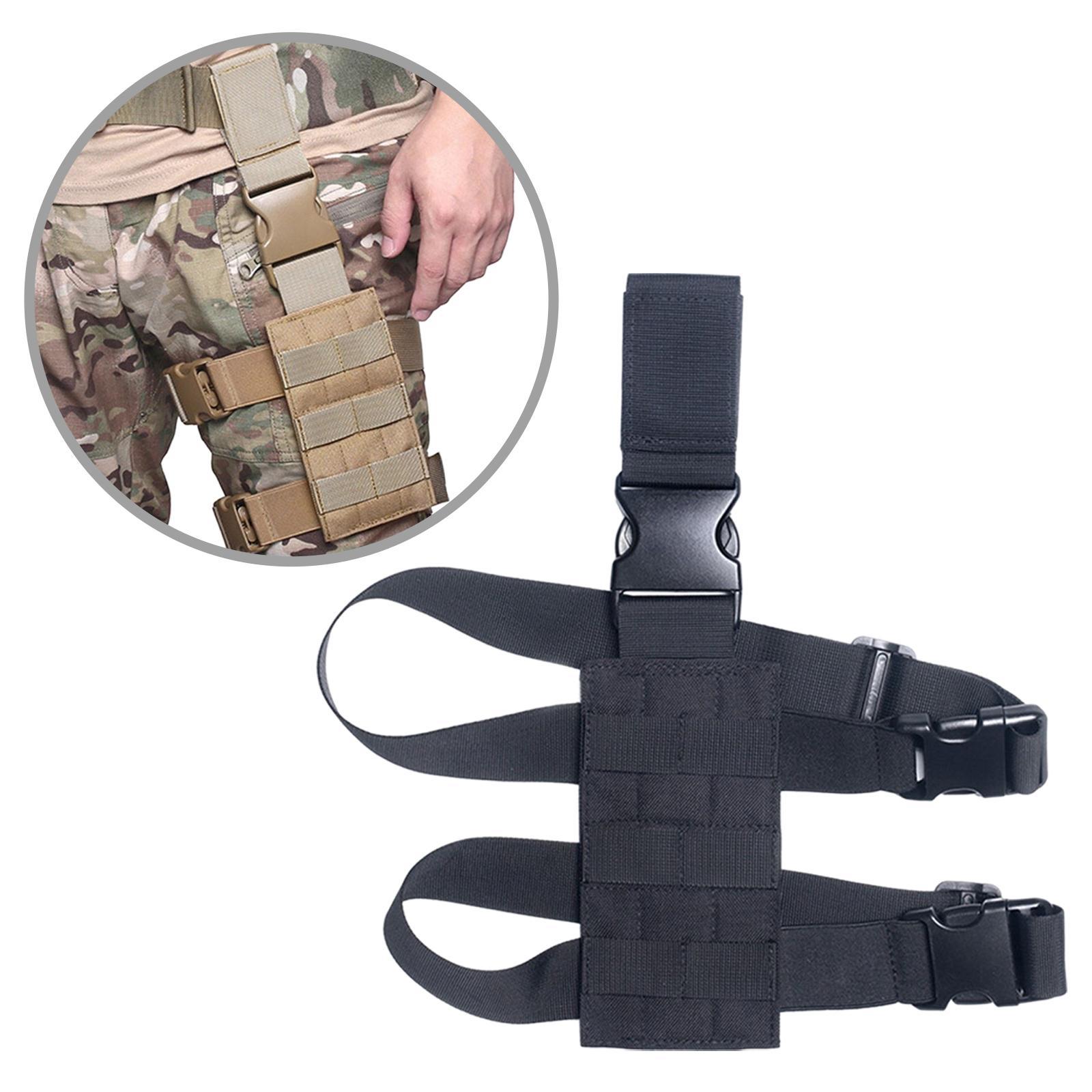 Leg Pouch Panel Portable Casual Nylon for Hiking Camping Cosplay