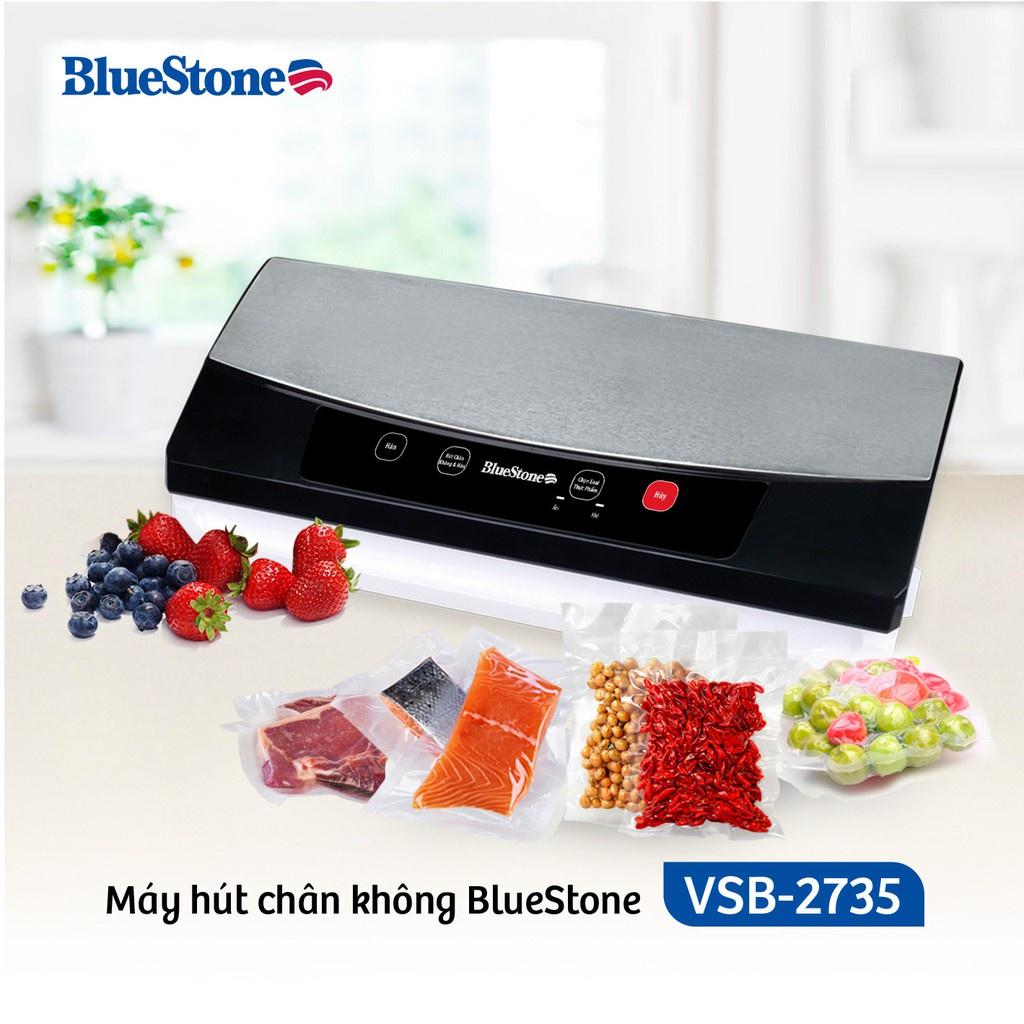 Máy Hút Chân Không BlueStone VSB-2735,Hàn Túi Nilon Bảo Quản Thực Phẩm Tặng 1 Cuộn Túi Dùng Thử, Hàng Chính Hãng