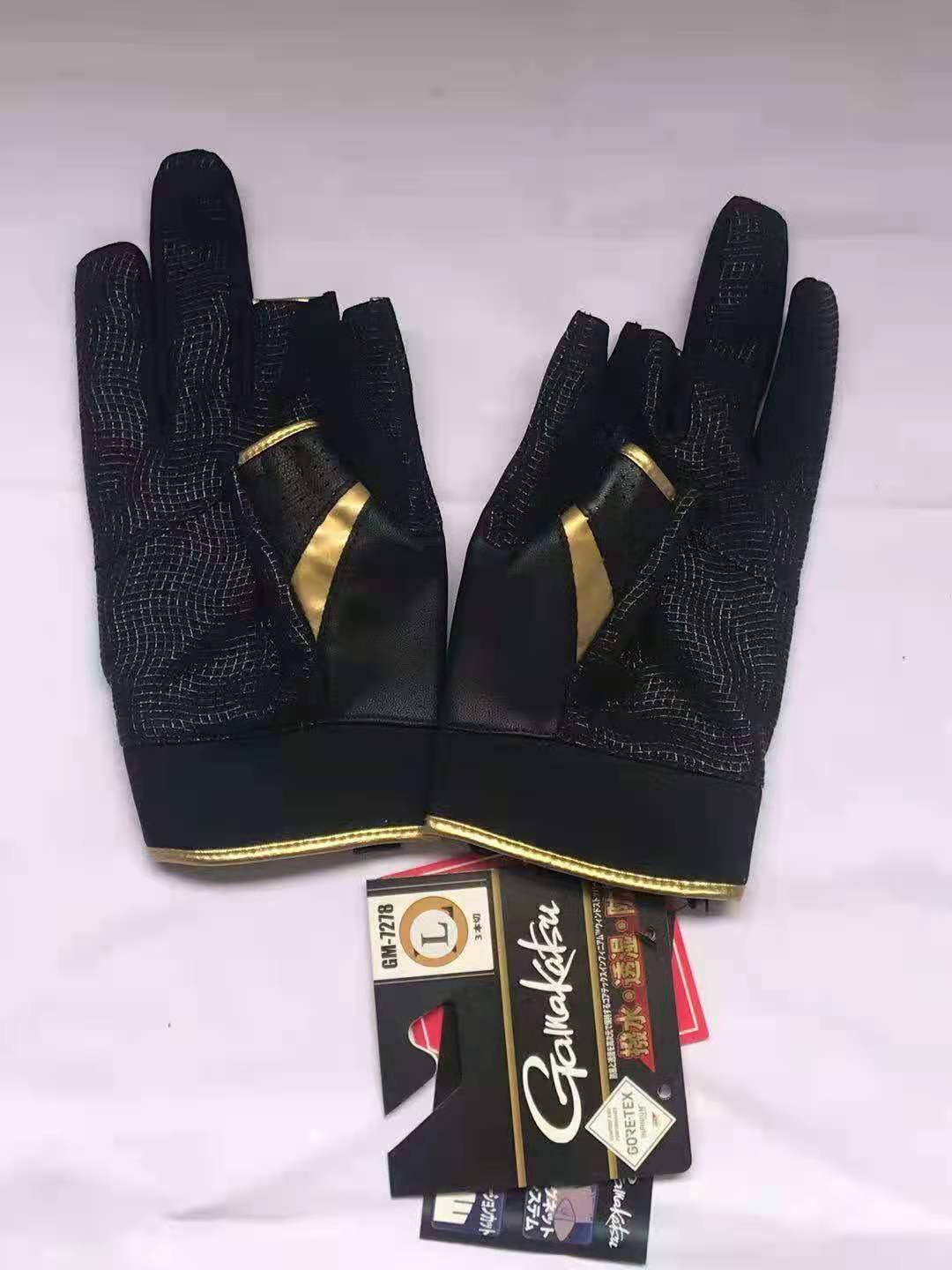 2021 Gamakatsu Da Chống Trượt 3 Ngón Tay Găng Tay Câu Cá Thể Thao Ngoài Trời Cắm Trại Leo Núi Có Câu Cá Mặc-Găng Tay Chống