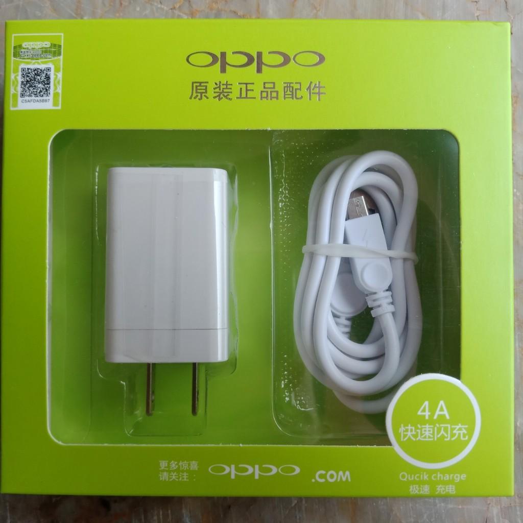 Bộ củ ,cáp sạc Oppo 4A có 2 cổng USB (hàng chuẩn)