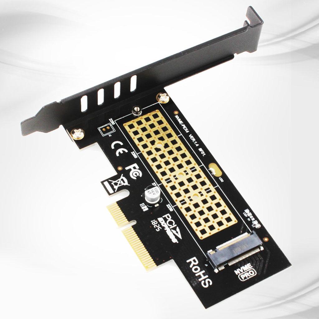 10x M.2 SSD to PCIE X4 Adapter M Key Card PCI 3.0 X4 2230-2280