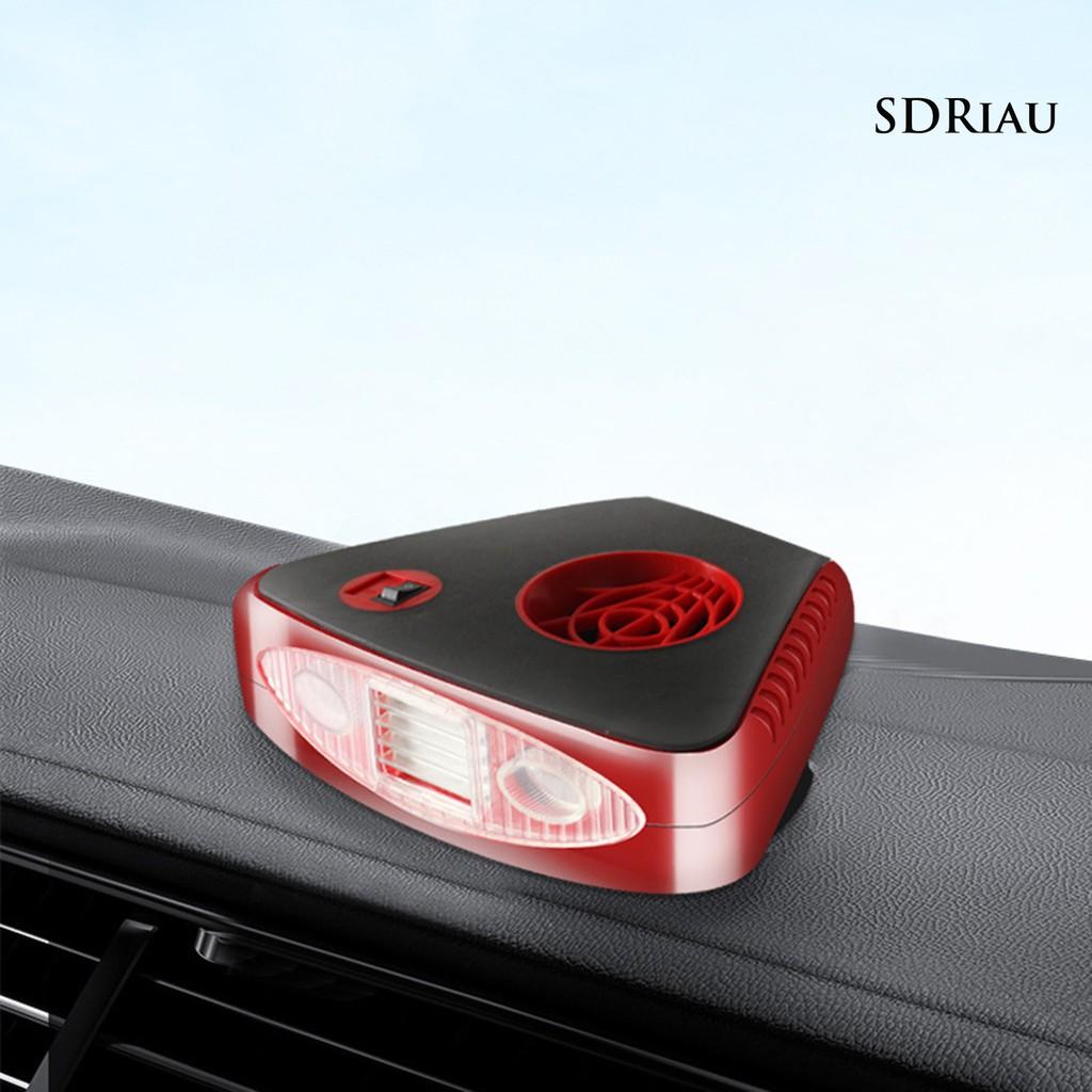 Quạt Sưởi Ấm Xpqp 12v / 24v Cho Xe Hơi Có Đèn Led Tiện Dụng