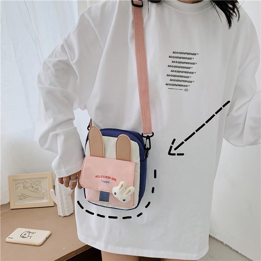 (HÀNG MỚI) Túi tote vải canvas nữ đẹp đeo chéo nhỏ gọn đi học cute dễ thương giá rẻ TV05