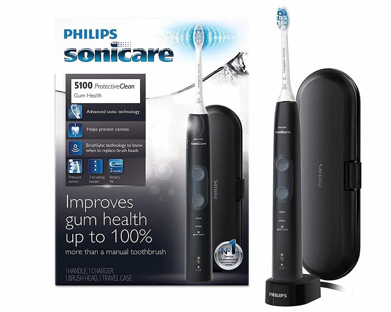 Bàn chải đánh răng điện Philips Sonicare 5100 HX6857/11 Hàng chính hãng