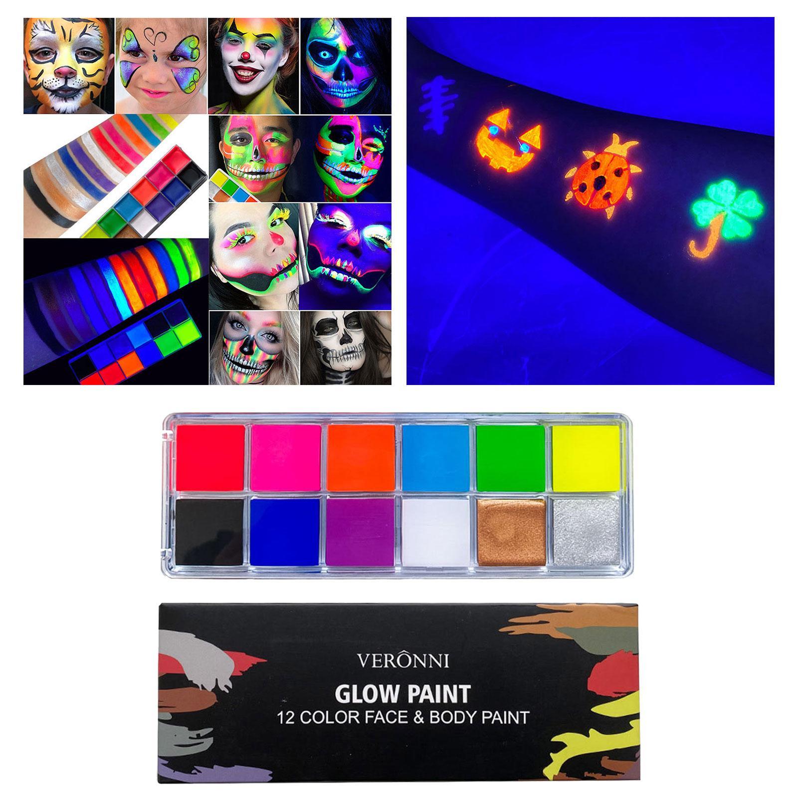 Face Body Painting Facepainting Painting Makeup Professional Body Paint Cosplay Washable for Fancy Dress Halloween Costume Festival Children