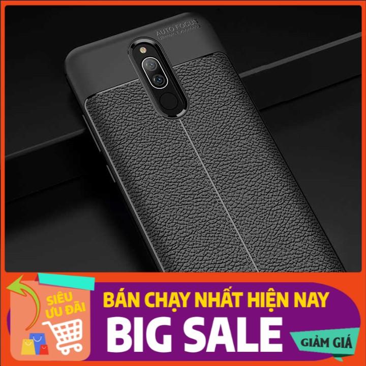 Ốp lưng Xiaomi Redmi 8 Silicon giả da Auto Focus