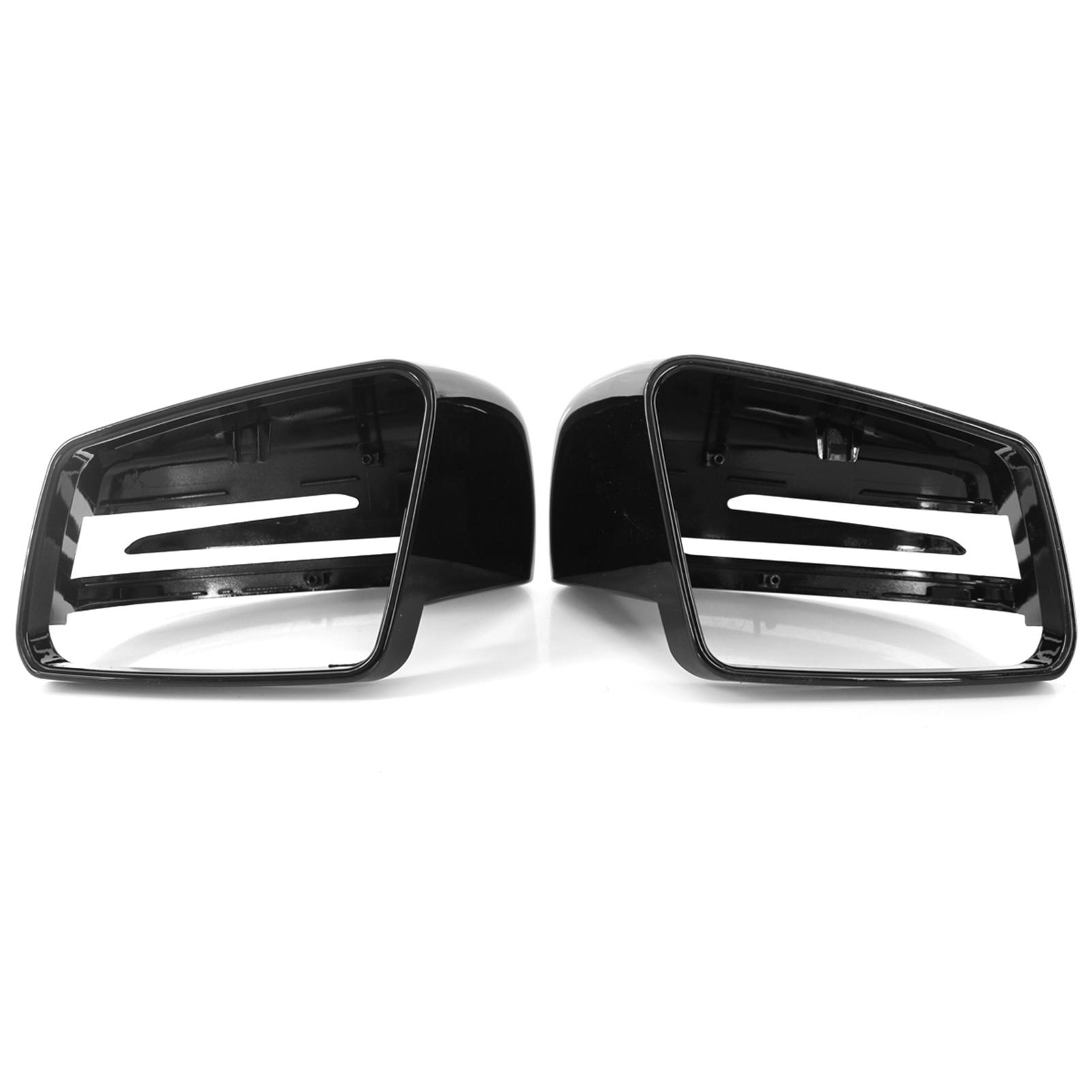 1 Pair Rearview Mirror Cover Carbon Fiber Replacement for Benz E C-Class W212 W204 W221 2009-2013