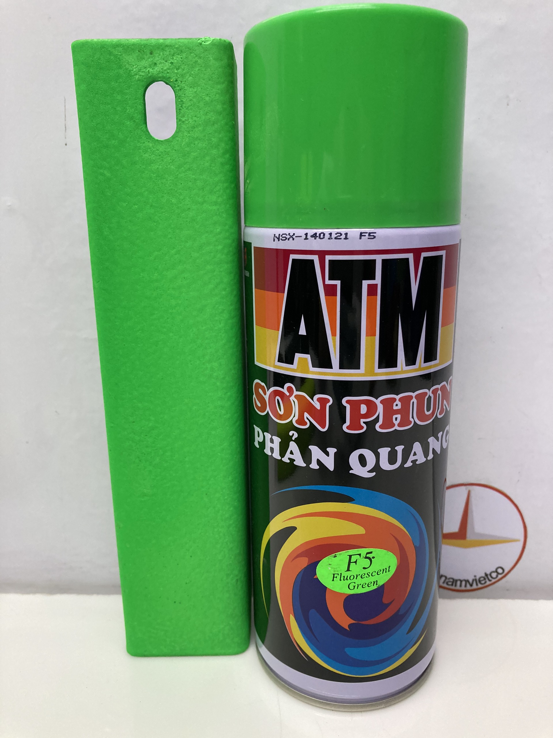 Sơn xịt màu xanh lá phản quang ATM F5