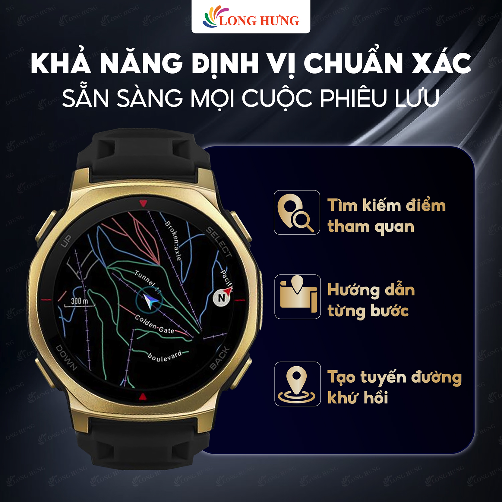 Đồng hồ thông minh Amazfit T-Rex 3 Pro 44mm A2549 - Hàng chính hãng