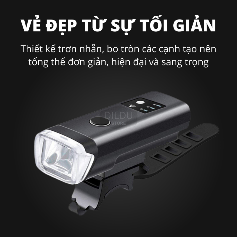 Đèn Còi Xe Đạp Siêu Sáng XPG HJ-047 - Đèn Cảm Biến Ánh Sáng Tự Động - Đèn Led Xe Đạp Thể Thao Pin 2000mAh - Sạc USB - Phiên bản có Còi, âm thành 120db - Hàng Chính Hãng Cao Cấp