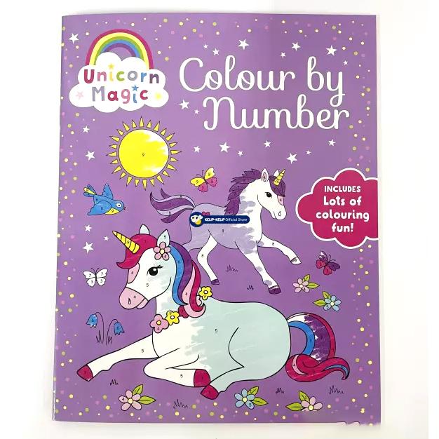 Unicorn Magic Sparkly Activity Case With Bubble Stickers